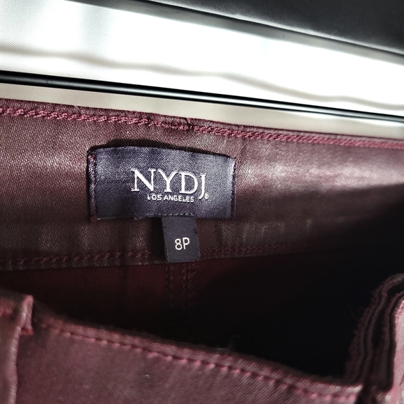 NYDJ Ami Coated Skinny  Legging Jeans 8P - Picture 4 of 7